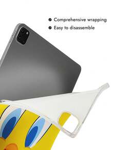 LOONEY TUNES X SHEIN Yellow Anti-Drop Protective Flat Protective Case, Suitable For IPad - Multicolor - View 4