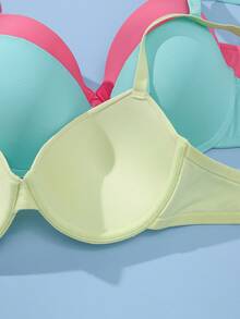 DesireSculpt 7pcs/Set Women's Underwire Bra Set - Multicolor - View 5