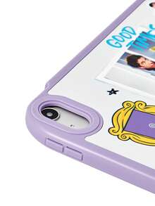 FRIENDS X SHEIN Friends Nostalgic Leather Texture Anti-Drop Protective Flat Protective Case - Multicolor - View 4