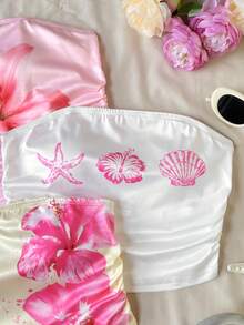 SHEIN Bộ 3 áo hai dây ôm sát, kiểu dáng thể thao thường ngày, dành cho bé gái tuổi teen. - Nhiều màu - Xem 3