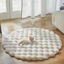 1pc Pet Sleeping Mat, Winter Pet Blanket, Dog Pad, Cat Pad, Cat Sleeping Mat, Pet Dedicated Floor Mat - White - View 18