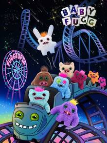 ZURU Fuggler Mini-Baby Fuggs S4 (Sasquoosh) 3.5英吋毛絨玩具 怪奇醜萌小怪獸 - Sasquoosh - 查看 2