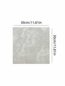 14PCS Self Adhesive Waterproof Oil Proof Aluminum Marble Wallpaper Tile Sticker Kitchen Cabinet Renovation Sticker Wall Living Room Bedroom Home Decor Removable Peel And Stick - one-size - View 10