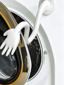 Haus Hana 1pc Washing Machine Door Holder, Ventilation Prop For Front Load Washer, Door Stop Support Bracket, Keeps Door Open For Air Circulation, Prevents Mold And Mildew, Adjustable, Heavy Duty - multicolor - View 3
