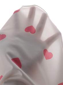 SHEIN 4 Peças Conjunto de Pijama Curto de Malha com Estampa de Morango e Coração para Meninas - Multicolorido - Visão 7