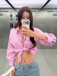 K-Vae Áo kiểu và áo sơ mi nữ - Hồng - Xem 1