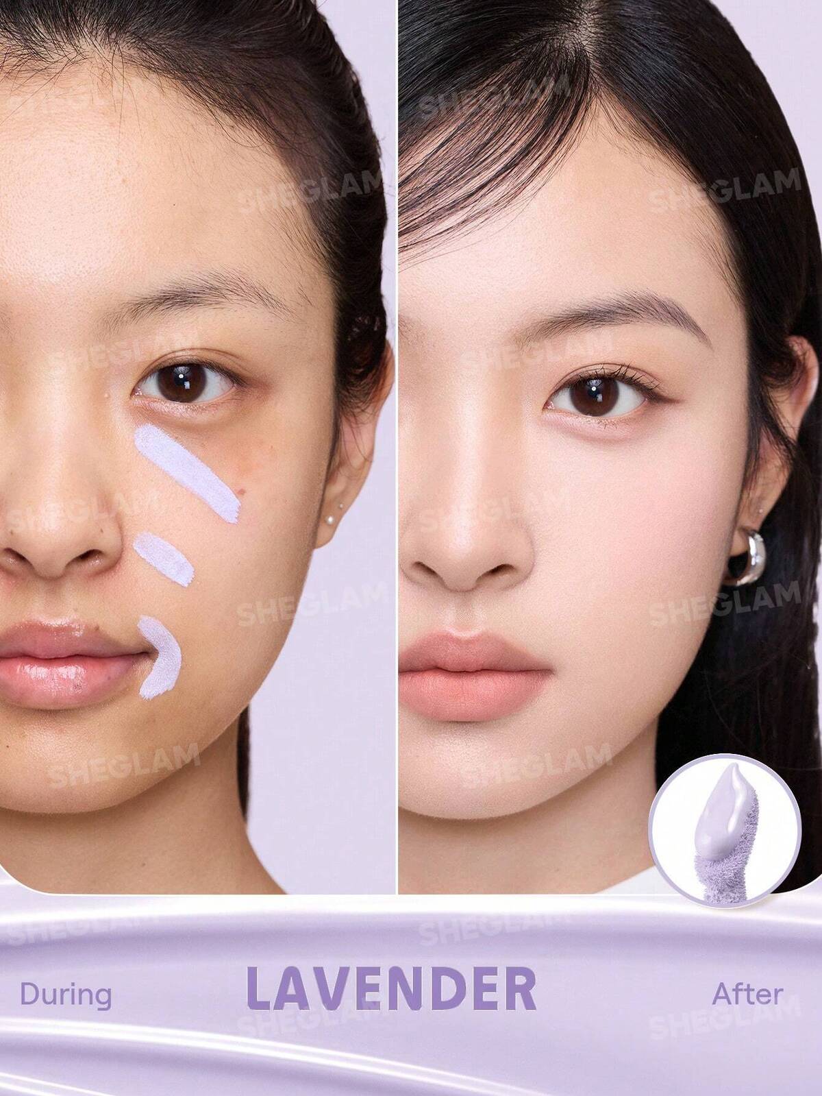 Hideaway Full-Coverage Concealer-Lavender