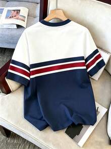 Manfinity Joysei Duck Pattern Print Design On Abdominal Muscles, Men's Fashionable Summer Casual Sportswear, Men's Top - Multicolor - View 2