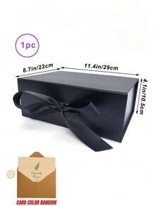 Foldable Thick Cardboard Gift Box For Gift Packaging, Rectangular Magnetic Lid For Groom's Proposal Box, With Ribbon, Wedding And Birthday Gift Packaging - Multicolor - View 15