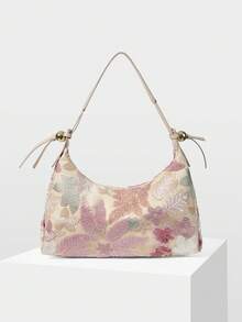 MOTF WOMEN'S FASHION SHOULDER BAGS, SEQUIN BAGS, FLORAL PATTERNS, EMBROIDERY BAGS, DINNER OCCASIONS, PARTY DRESSES, PROM BAGS, PROM ACCESSORIES, WEDDING SUPPLIES, ELEGANT LADIES HANDBAGS, WOMEN'S GIFTS (RANDOM PATTERNS) - Multicolor 4 - View 3