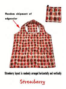 1/160 Large Capacity Shopping Bag, Friendly Bag, Creative Portable Printing Handheld Storage Bag - Multicolor - View 4
