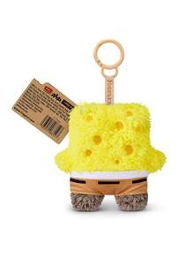 ZURU Fuggler ميدالية مفاتيح سبونج بوب مرخصة Collab-Spongebob S1 (Spongebob SquarePants) من القطيفة، 5 بوصات، قابلة للجمع، بتصميم عصري لطيف - Spongebob SquarePants - مشاهدة 4