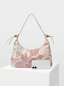 MOTF WOMEN'S FASHION SHOULDER BAGS, SEQUIN BAGS, FLORAL PATTERNS, EMBROIDERY BAGS, DINNER OCCASIONS, PARTY DRESSES, PROM BAGS, PROM ACCESSORIES, WEDDING SUPPLIES, ELEGANT LADIES HANDBAGS, WOMEN'S GIFTS (RANDOM PATTERNS) - Multicolor 4 - View 4