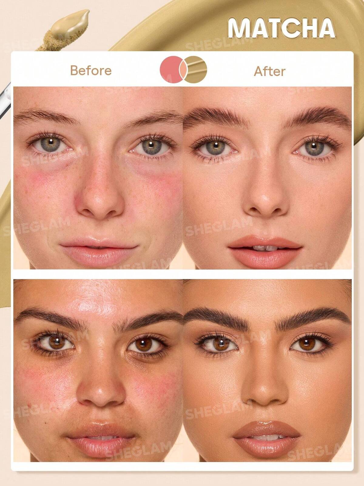 Hideaway Full-Coverage Concealer-Matcha
