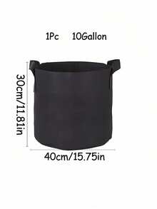 1-5 chiếc 1-10 gallon vải không dệt dày chịu lực có tay cầm túi trồng cây đa năng chậu vải cho làm vườn trong nhà ngoài trời rau củ hoa thảo mộc cây cảnh quà tặng ngày lễ giáng sinh vật dụng làm vườn thùng trồng cây túi trồng ý tưởng quà tặng bút, bút, đồ dùng học tập - màu đen - Xem 16