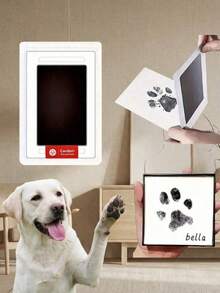 PETSIN Contactless And Ink Free Paw Print Kit - Perfect For Storing Dog Footprints, Ink Free Pet Paw Print Pad, Perfect For Newborn Handprints And Footprint Souvenirs - one-size - View 12
