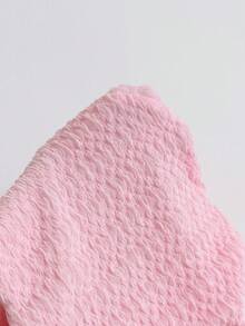 Soleia Fashionable Sexy Halter Tie Knot Hem Slit Open Back Camisole,Summer Top - Pink - View 7