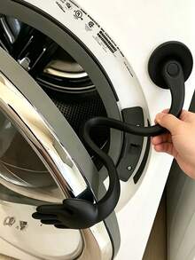 Haus Hana 1pc Washing Machine Door Holder, Ventilation Prop For Front Load Washer, Door Stop Support Bracket, Keeps Door Open For Air Circulation, Prevents Mold And Mildew, Adjustable, Heavy Duty - multicolor - View 2
