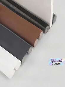 1PC Vải cao su tổng hợp có độ bền cao, cách âm, tiết kiệm năng lượng, chống thấm nước, chống lật, dải niêm phong đáy cửa cho cửa phòng ngủ, cải thiện nhà cửa, giảm tiếng ồn, cách nhiệt hiệu quả, chống gió lùa, chống thời tiết, bảo vệ ngôi nhà yên tĩnh - Nhiều màu - Xem 1