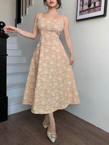 Modelyn 优雅户外女士提花套装 - 粉色 - 查看 5