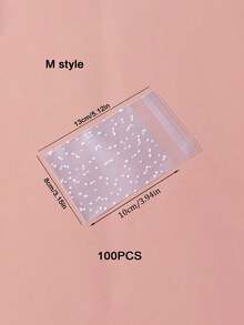 100pcs Polka Dot Pattern Gift Bag Simple Practical Multifunctional Different Sizes To Choose For Wedding Graduation Wrap Back To School Packing Supplies - Multicolor - View 17