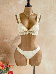 Soleia Bộ Bikini Nữ - Màu be - Xem 7