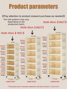 1PC Large Capacity Foldable Double Door Portable Fabric Wardrobe Closet Storage Box Organizer Home Bedroom Clothes Storage Foldable - transparent color - View 14