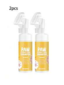 1 buah/2 buah Pembersih Kaki Hewan Peliharaan Berbusa, Untuk Membersihkan, Melembapkan, dan Menutrisi Kaki Kucing dan Anjing. - MultiWarna - View 7
