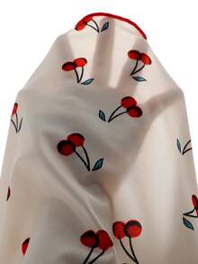 SHEIN 4件套女童可爱水果印花短袖短裤针织睡衣套装 - 彩色 - 查看 6