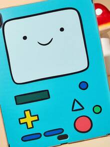 ADVENTURE TIME X SHEIN Funda plana antideslizante y protectora para aventuras y tesoros - Multicolor - Ver 6