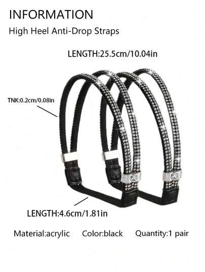 Women's High Heel Non-Slip Shoelaces, Elastic No Tie Shoe Laces, Multi-Colors