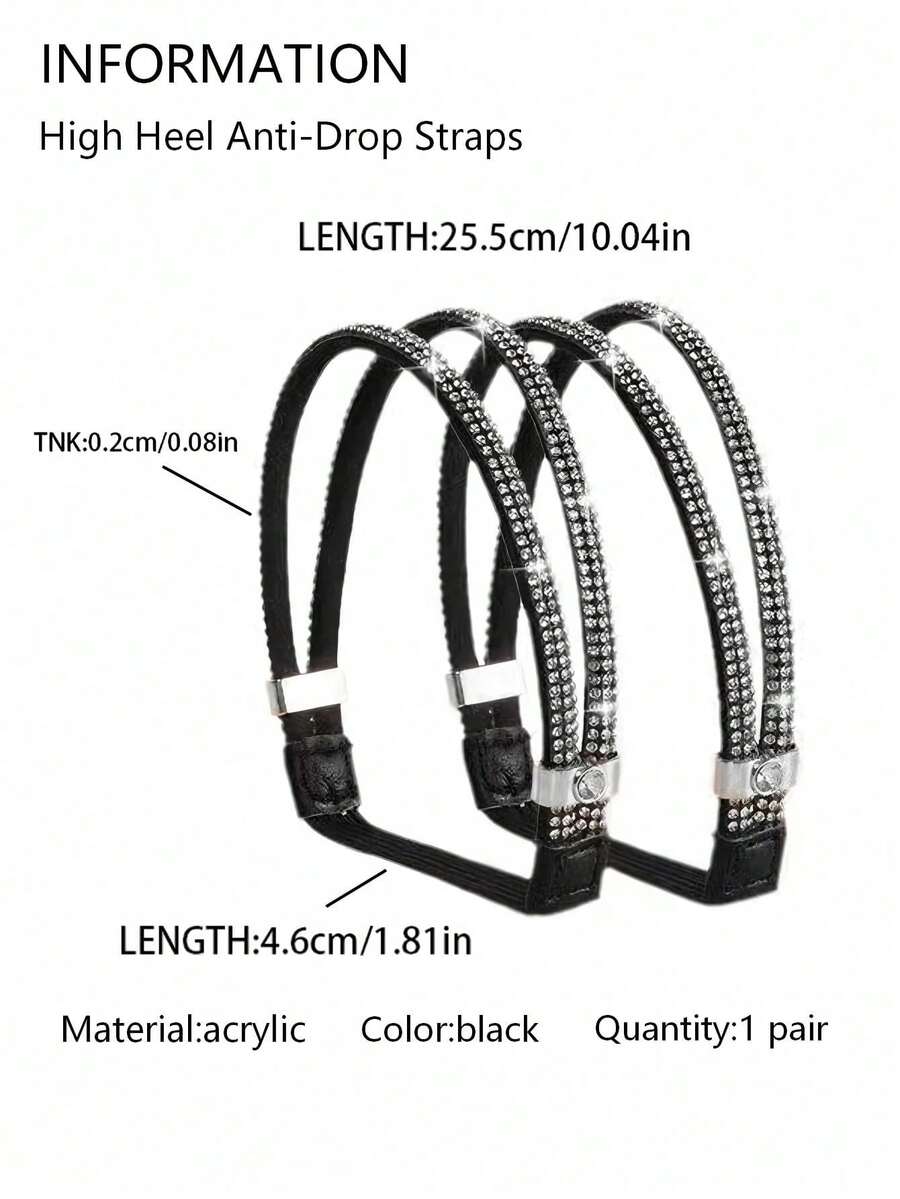 Women's High Heel Non-Slip Shoelaces, Elastic No Tie Shoe Laces, Multi-Colors - Multicolor - View 1