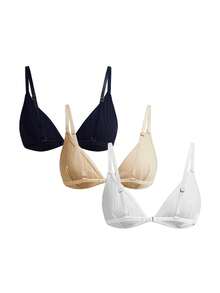 Ocili Áo ngực không gọng, cúp tam giác, chất liệu cotton mỏng, gợi cảm kiểu Châu Âu và Mỹ. - Nhiều màu - Xem 2