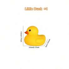 MINKOJA Cute Yellow Duck Bath Toy, Perfect For Bath And Pool Play, Fun Water Toy For Children Aged 3 And Above, Pool Toy - Multicolor - View 13