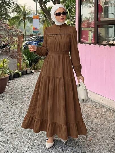 DAZY Casual Vacation Style Blue Dress For Women, Spring & Summer Sundress