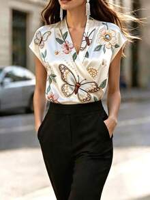SHEIN Áo dài dành cho phụ nữ lớn tuổi - Nhiều màu - Xem 8