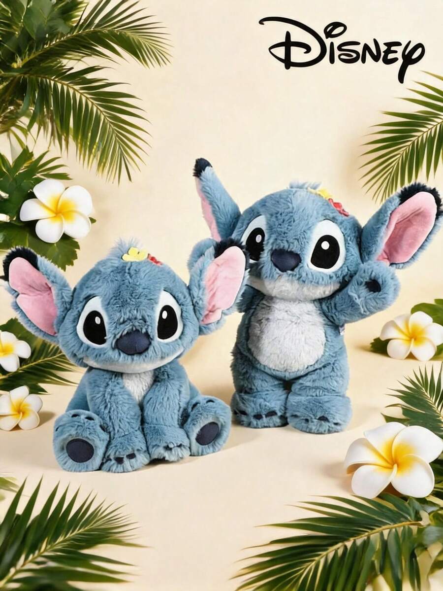 Disney 正版莉萝与史迪奇儿童毛绒玩具娃娃，生日礼物