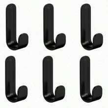 6 Ganchos de pared multiusos, perfectos para organizar llaves, ropa, toallas, etc., ganchos adhesivos impermeables y autoadhesivos - Multicolor - Ver 14