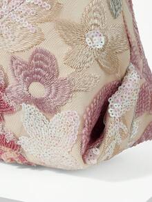 MOTF WOMEN'S FASHION SHOULDER BAGS, SEQUIN BAGS, FLORAL PATTERNS, EMBROIDERY BAGS, DINNER OCCASIONS, PARTY DRESSES, PROM BAGS, PROM ACCESSORIES, WEDDING SUPPLIES, ELEGANT LADIES HANDBAGS, WOMEN'S GIFTS (RANDOM PATTERNS) - Multicolor 4 - View 6