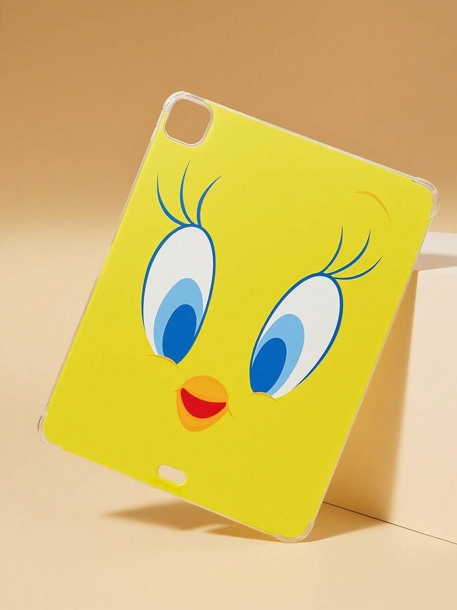 LOONEY TUNES X SHEIN Yellow Anti-Drop Protective Flat Protective Case, Suitable For IPad - Multicolor - View 1
