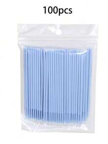 100pcs Nano Cleaning Swabs, Ultra Fine Makeup Remover Sticks For Eye Makeup, Contouring, Eyeliner, Lips And Skin Cleansing - Multicolor - View 10