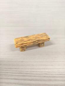 1个迷你树脂长凳/凳子/迷你椅子模型工艺品/仙境花园装饰套装配件/微景观/DIY装饰道具/礼品 - 彩色 - 查看 10