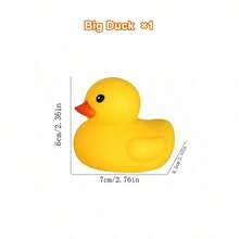 MINKOJA Cute Yellow Duck Bath Toy, Perfect For Bath And Pool Play, Fun Water Toy For Children Aged 3 And Above, Pool Toy - Multicolor - View 11