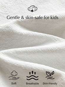 PrepCrw 2pcs Unisex Newborn Baby Boy/Girl Casual Versatile White Romper With Bib Overalls And Sun Hat Set, Suitable For Spring/Summer Daily Outings - White - View 8