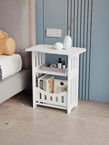 1 pieza Mesa de centro cuadrada para espacios pequeños, mesa auxiliar nórdica mini, mesita de noche moderna para dormitorio, mesa final compacta para sala de estar - Multicolor - Ver 6