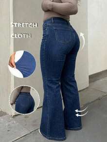 Denim Jeans For Women - Navy Blue - View 2