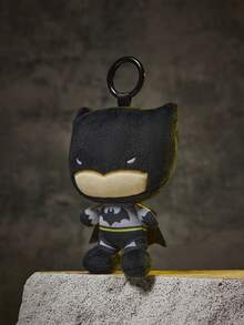 BATMAN X SHEIN 1個可愛蝙蝠絨毛吊飾，精緻刺繡，絨毛造型，可掛在包包和鑰匙上，黑色蝙蝠絨毛吊飾 - 黑色 - 查看 5