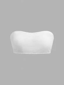 Girlism Bộ 3 áo ngực ống có đệm mút, họa tiết chấm bi đen trắng, thoải mái dành cho thiếu nữ, thích hợp cho mùa xuân/hè. - Đen và trắng - Xem 5