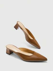 CUCCOO BIZCHIC Giày sandal cao gót dành cho nữ - màu nâu - Xem 6