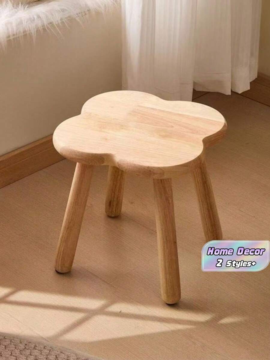 1 buah Bangku Bunga Kayu Premium, Bangku Samping Sofa Ruang Tamu, Bangku Ganti Sepatu di Rumah, Kursi Kecil, Dudukan Pot Bunga, Meja Dekoratif Modern, Tempat Pot Bunga